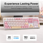 EPOMAKER TH108 Full Size Mechanical Keyboard, Wireless Gaming Keyboard - Image 4