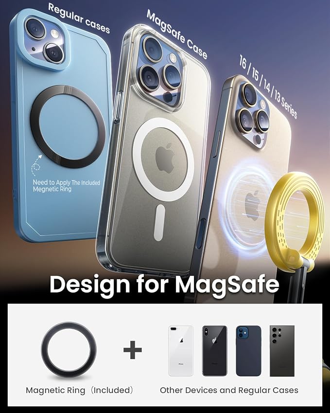 2026 Upgraded Vacuum Suction Cup Phone Mount, Vacuum Magnetic Phone Holder Stand - Image 6