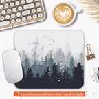 Square Mouse Pad Forest, Personalized Premium-Textured Custom Mouse Mat Design - Image 3