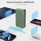 J2651 Portable Charger, 35W 20000mAh USB C in & Out Power Bank, Battery Pack - Image 3