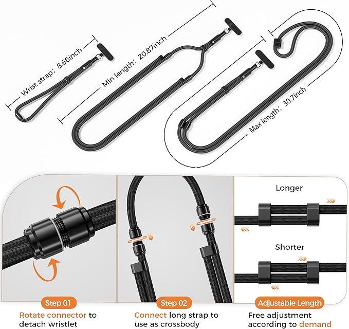 SURDOCA 3-In-1 Phone Lanyard - Image 4
