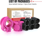 Barbell Clips 1 Inch Quick Release Weight Clamps 0.9-1.18inch Multi-Size - Image 7