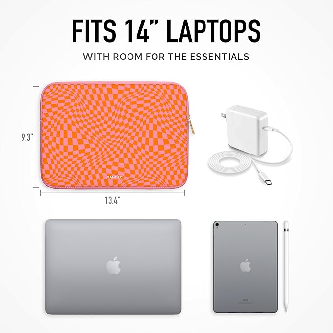 Vandel Slim MacBook Pro 14 inch Laptop Sleeve, Neoprene 14 Inch Apple MacBook - Image 4