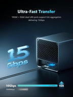 MINISFORUM N5 Pro 5-Bay Desktop AI NAS, AMD Ryzen AI 9 HX PRO 370 CPU, 16GB DDR5 - Image 7