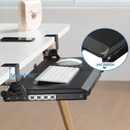 ETHU Keyboard Tray Under Desk, Pull Out Keyboard & Mouse Tray - Image 8