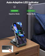 NANAMI Wireless Charger for Google - 3 in 1 Wireless Charging Station Fast - Image 5