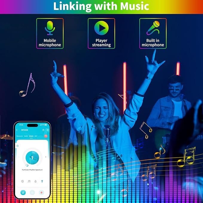 PAUTIX 12-in-1 Bluetooth LED Music Controller Addressable SP630E, Full Color - Image 5