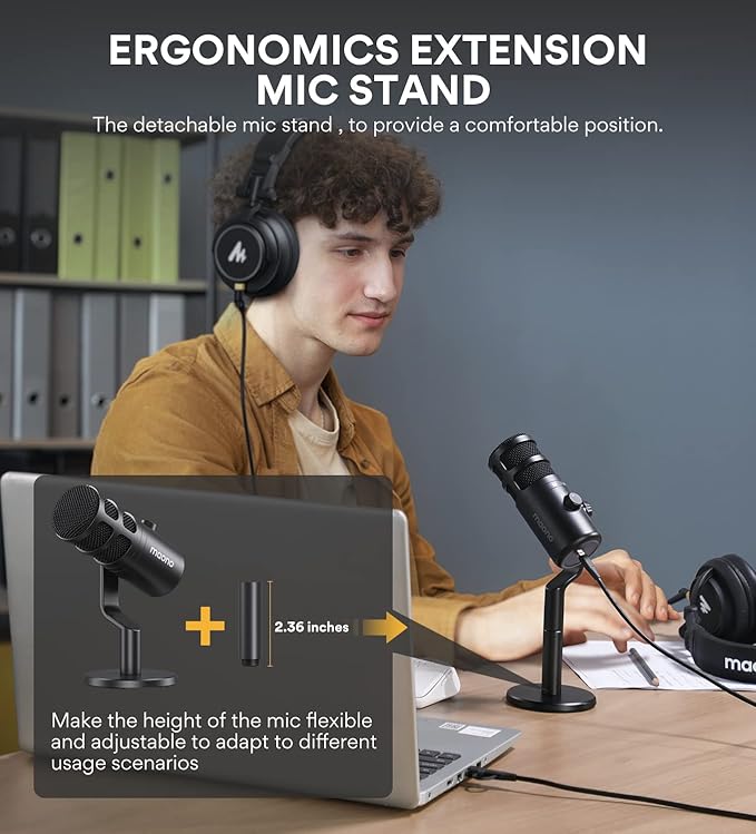 MAONO USB Dynamic Microphone, Podcast Recording Microphone - Image 7