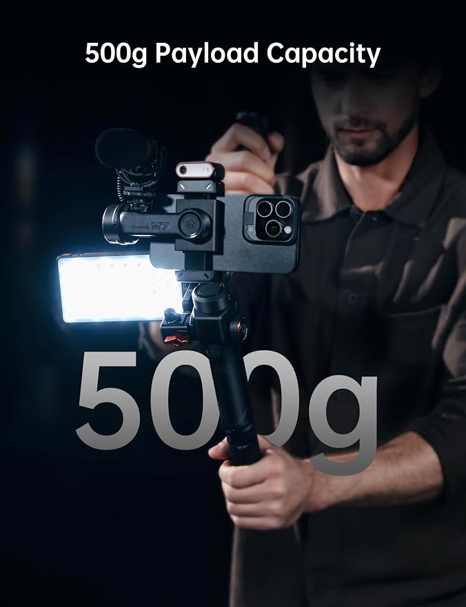 Hohem iSteady M7 Smartphone Gimbal Stabilizer, AI Tracking Sensor - Image 6