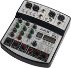 Dj Mixers 4 Channel Audio Mixer Sound Board by jindaaudio