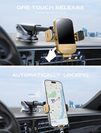 Wireless Car Charger, 15W Fast Charging Auto Clamping Car Charger Phone Mount - Image 4