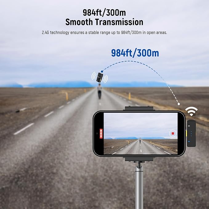 NEEWER KM15 Wireless Lavalier Microphone System Compatible - Image 7
