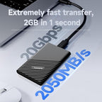 fanxiang 1TB External SSD, Portable Solid State External Hard Drive USB 3.2 - Image 2