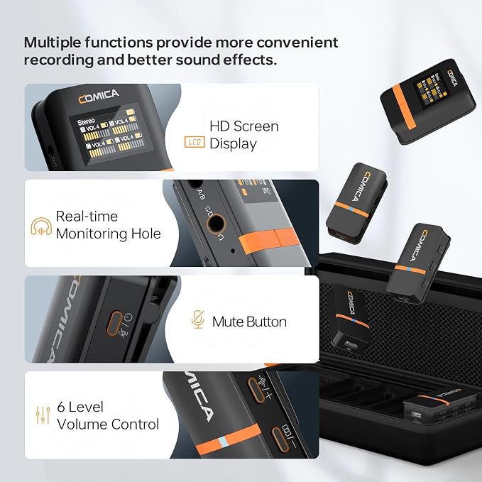 COMICA Vimo Q 4 Channel Wireless Lavalier Microphone System - Image 7