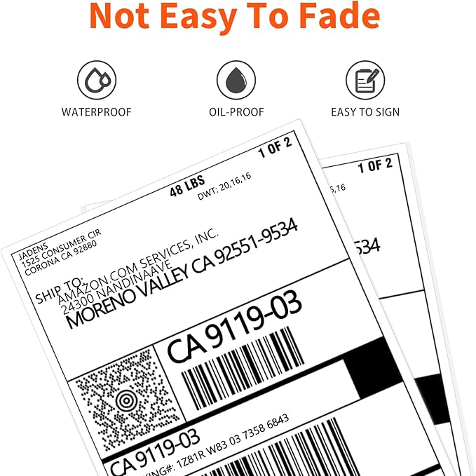 JADENS 4x6 Thermal Labels - Image 4