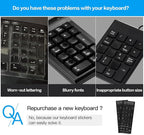 2PCS Keyboard Number Stickers, Keyboard Number Pad Replacement Stickers - Image 2