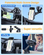 YRU Car Phone Holder Mount, Dashboard Cell Phone Holder - Image 2
