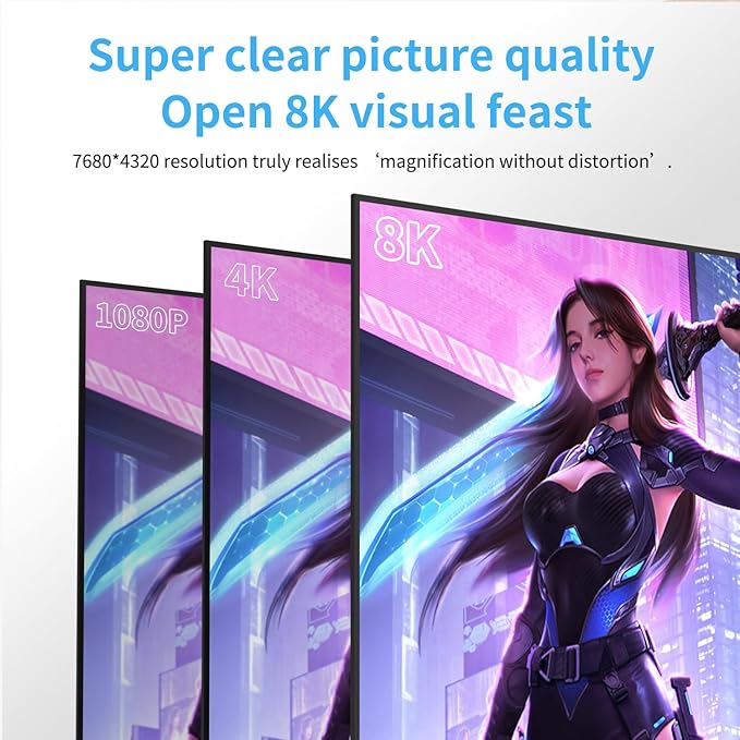 Video Selector Boxes， 8K@60Hz Splitter, bi-Directional 8K HD switcher 2 in 1 Out - Image 6