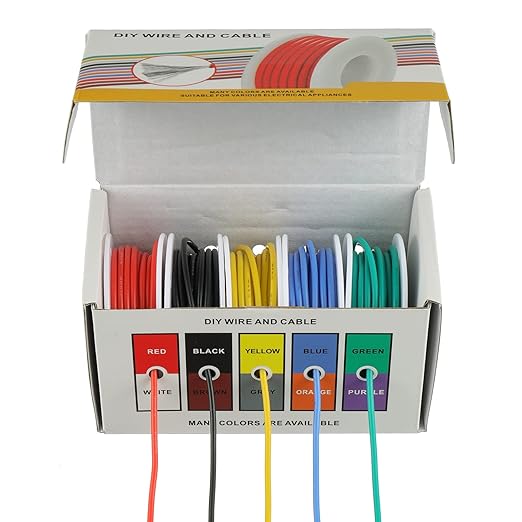 BOJACK 18 AWG Flexible Silicone Wire Electric Wire Hook up Wire Kit 300V Cables - Image 6