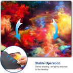 Colorful Galaxy Clouds Mouse Pad, Gaming Non-Slip Rubber Base Mouse Pads - Image 6