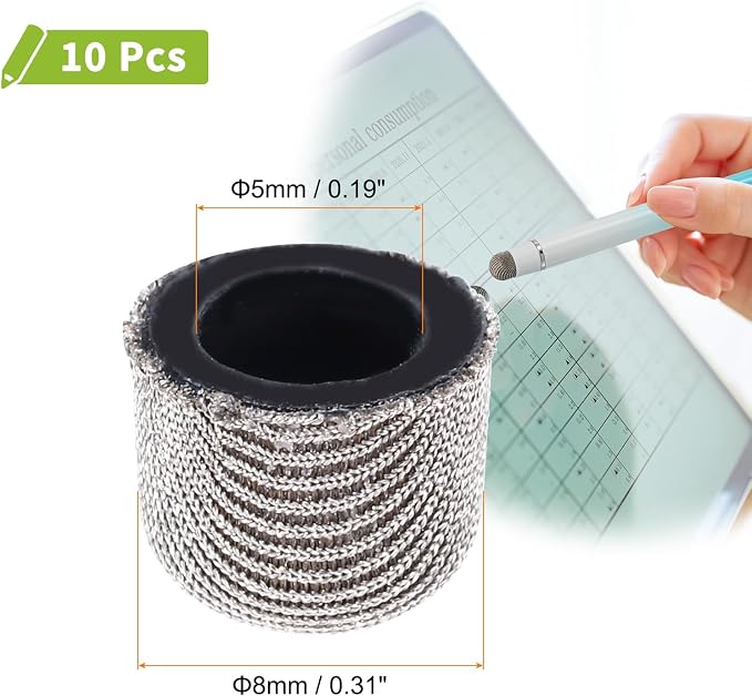 MECCANIXITY 10Pcs Replacement Fiber Mesh Tips - Image 2