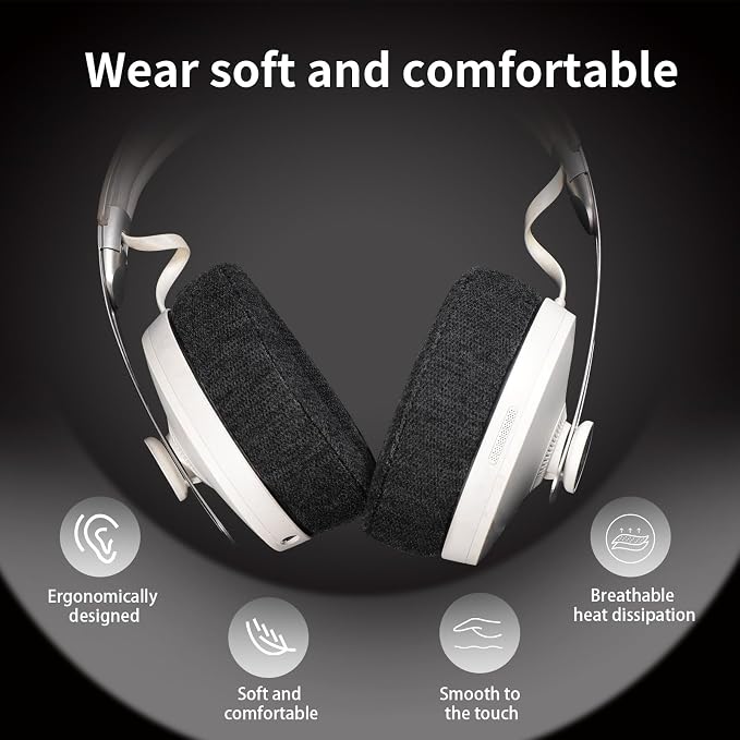 Skin-Friendly Cotton Replacement Earpads - Image 5