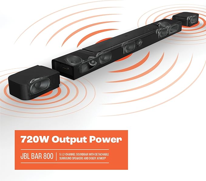 JBL Bar 800 5.1.2-Channel Soundbar - Image 7