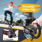 Camera Smartphone Stabilizer, Handheld Video Rig Grip - Image 2