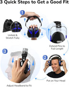 Dr.meter Noise Reduction Ear Muffs, SNR31dB Hearing Protection Sensory Earmuffs - Image 10