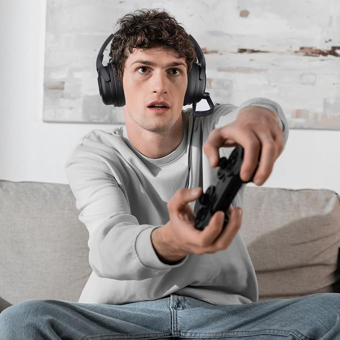 EKSA Headset with Microphone for PC, Computer Headphones with Noise Cancelling - Image 7
