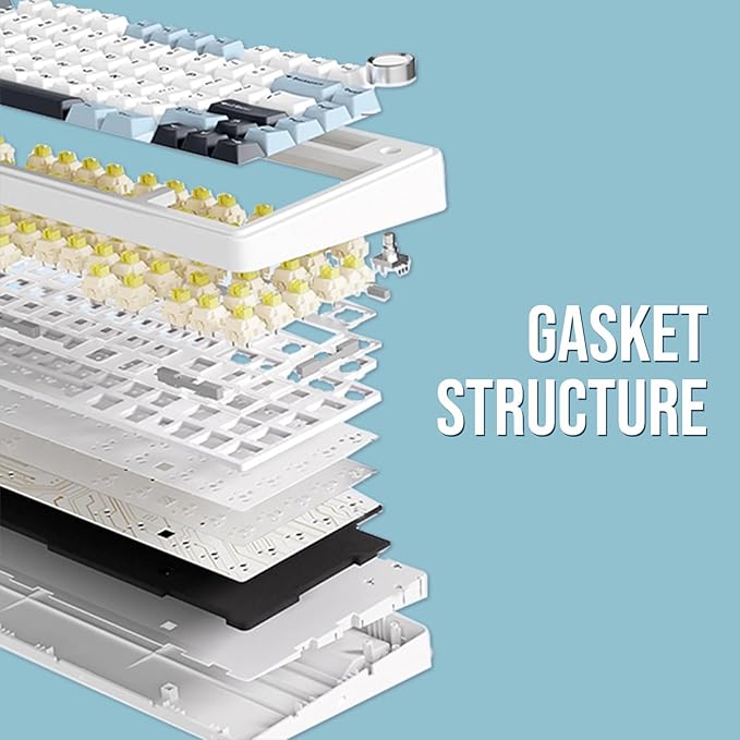EPOMAKER x Aula F75 Gasket Mechanical Keyboard, 75% Wireless Hot Swappable - Image 6