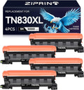 ZIPRINT TN830XL Toner 4 Pack Compatible Replacement by ZIPRINT