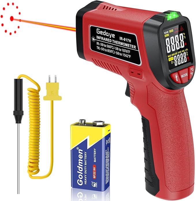 Infrared Thermometer Gun, Gedaye Laser Temperature by Gedaye