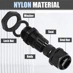 2 Pcs 1" NPT Nylon Cable Glands - Image 3