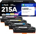 215A Toner Cartridge Set 4-Pack High Yield Replacement by JCTONER