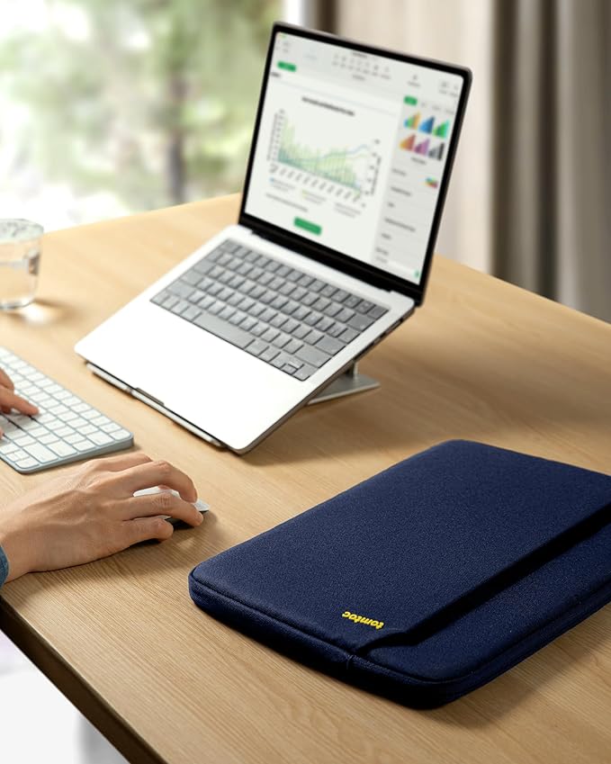 tomtoc Slim Laptop Sleeve Case for 13-inch New MacBook Air M4/A3420 M3/A3113 - Image 8