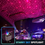 Car Charger with Starlight, 66W USB C Fast Car Chargers Adapter, 4 in 1 - Image 2