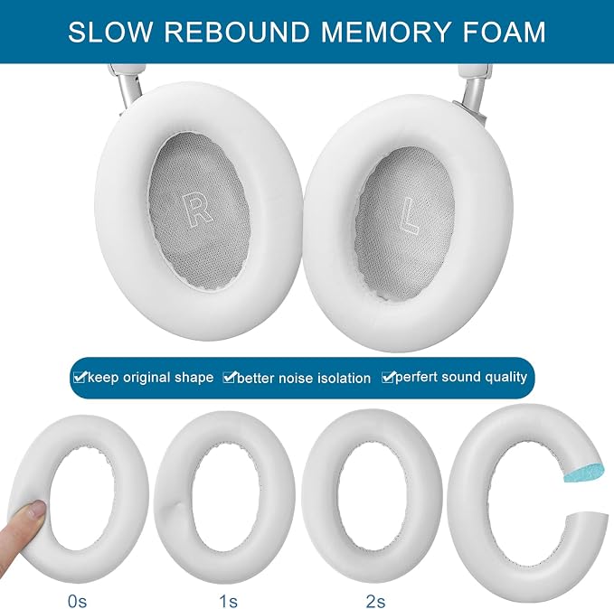 GEVO Earpads Replacement for Bose QuietComfort Ultra, Ear Pads Cushions - Image 4