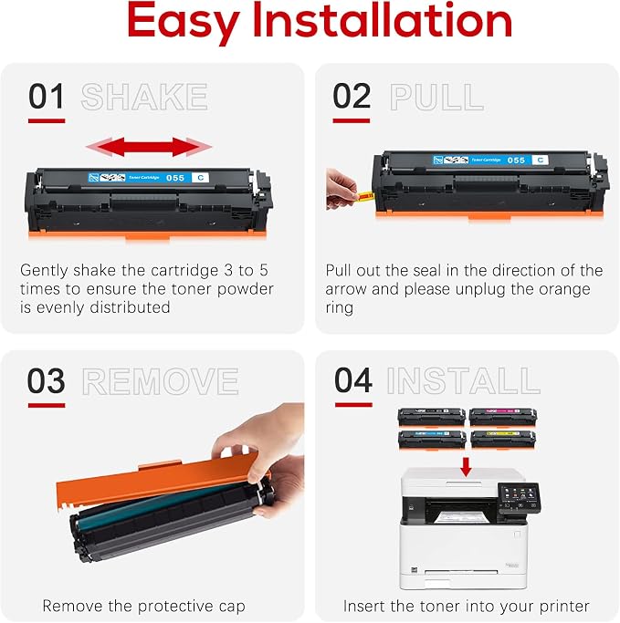 Remanufactured for Canon 055 055H - Image 7