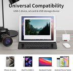 USB C SD Card Reader, 3 in 1 USB C Memory Card Reader - Image 5