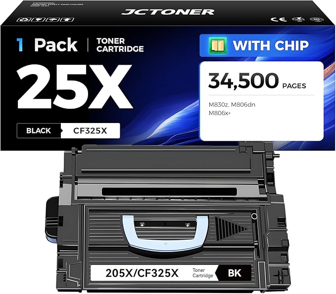 25X CF325X Black Toner Cartridge 1-Pack by JCTONER