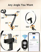 LUXSURE Ring Light Tripod for iPhone - Image 7