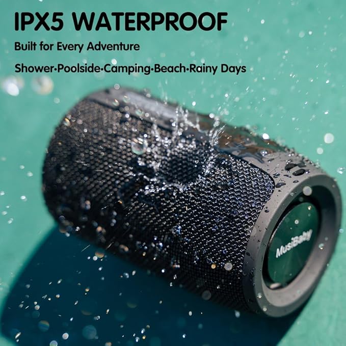Bluetooth Speaker, MusiBaby M68 Small Portable Speaker:Speaker - Image 5