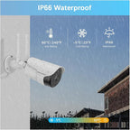 【130° Wide-Angle & 2-Way Audio】 Outdoor Wireless Security Camera System - Image 9