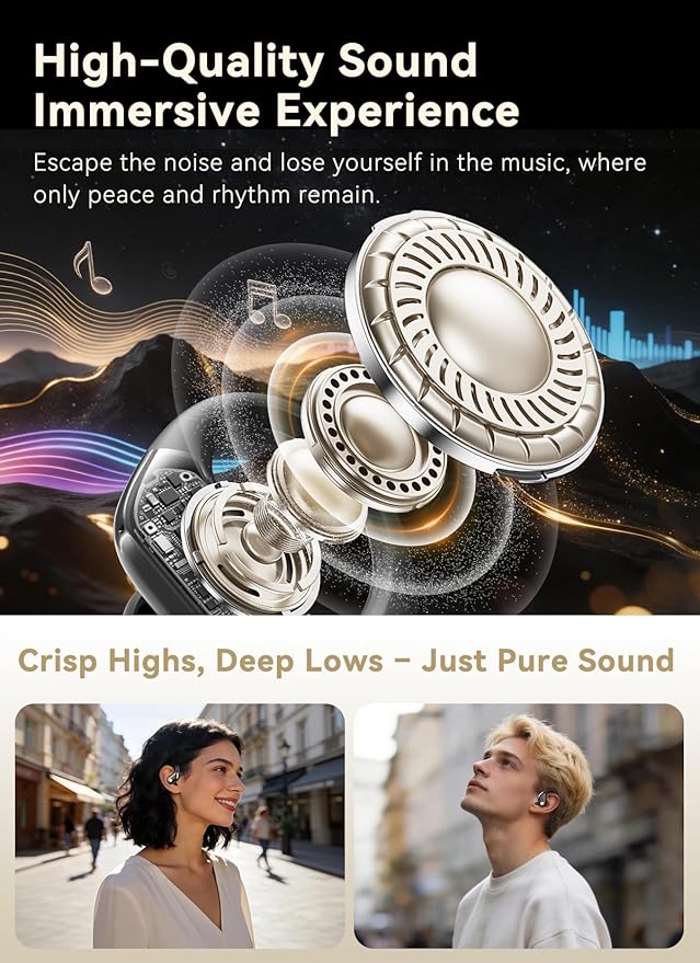 jaddsa Wireless Earbuds, ENC Noise Cancelling, Ear Buds - Image 7