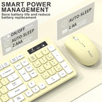 Wireless Keyboard and Mouse Combo, Full-Sized Wireless Keyboard and Adjustable - Image 5