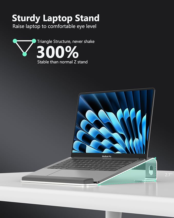 Aluminum Laptop Stand, Notebook Stand - Image 3