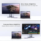 USB C Hub, QGeeM USB 4k to HDMI Adapter, 7 in 1 USB-C Dongle - Image 3