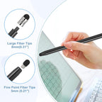 PATIKIL 5 Pcs Stylus Pens for Touch Screens, 2 in 1 High Sensitivity Universal - Image 3