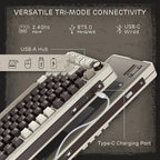RK ROYAL KLUDGE L75 Gasket Mount Mechanical Keyboard w/Knob/Macro Keys & - Image 3